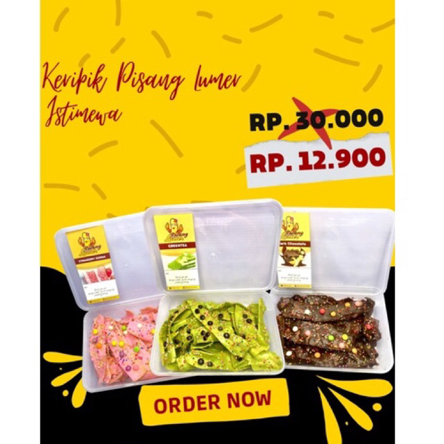 

KRIPIK PISANG LUMER BOX ISTIMEWA SUPER CRISPY!