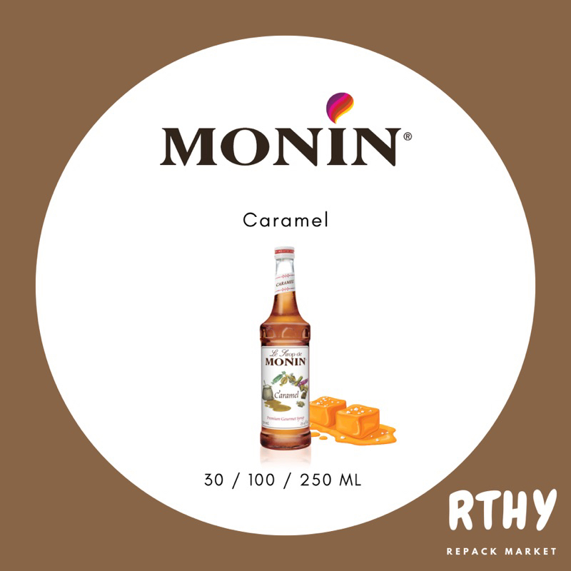 

Monin Caramel Syrup Repack [30, 100, 250] ml