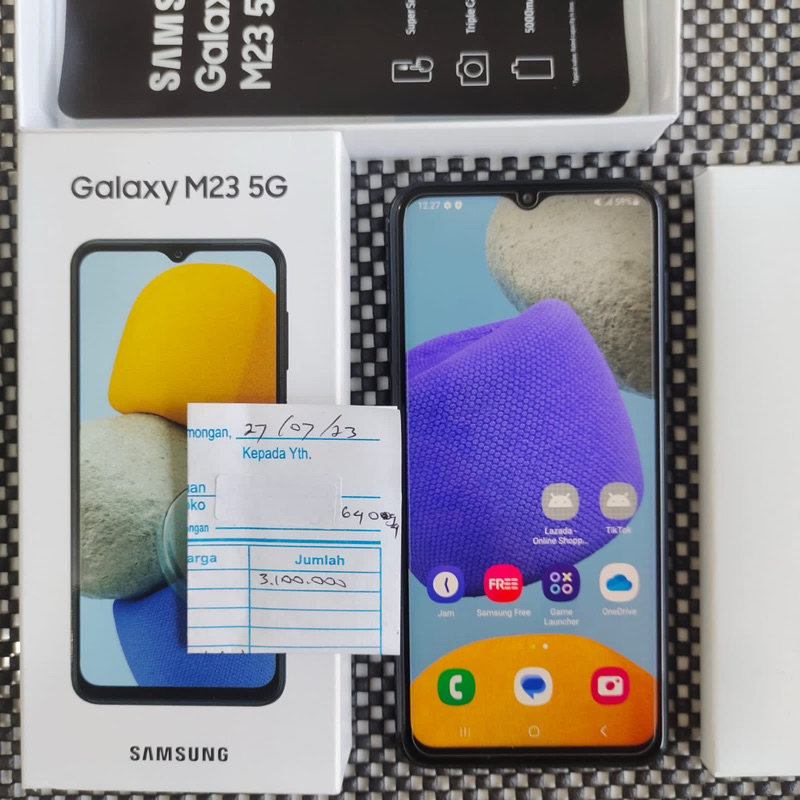 Samsung M23 5G 6/128 Second Fullset Original