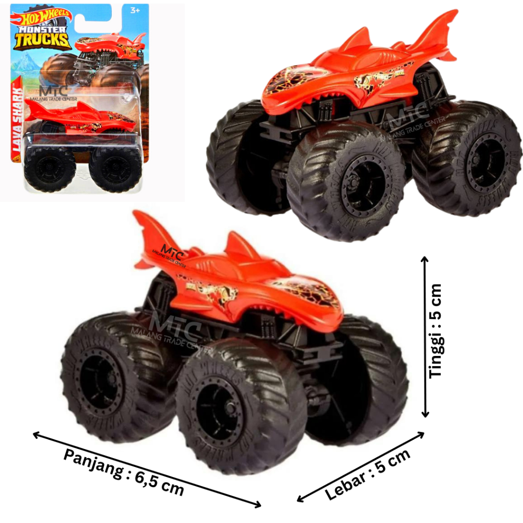 Monster Trucks Original Skala 1:70 Value Asli Mattel