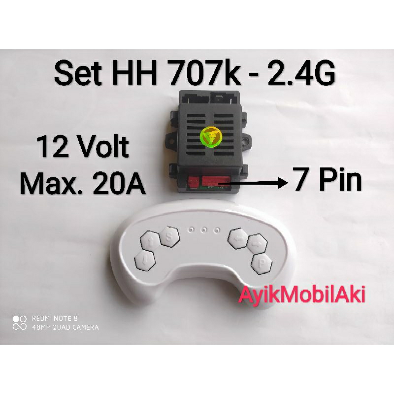 Remote + Receiver HH-707K, ReceiverGY-RX18 + RemoteGY08 ORI PMB, RX60 RX89/ HH-2158K / HH-670K / HH-
