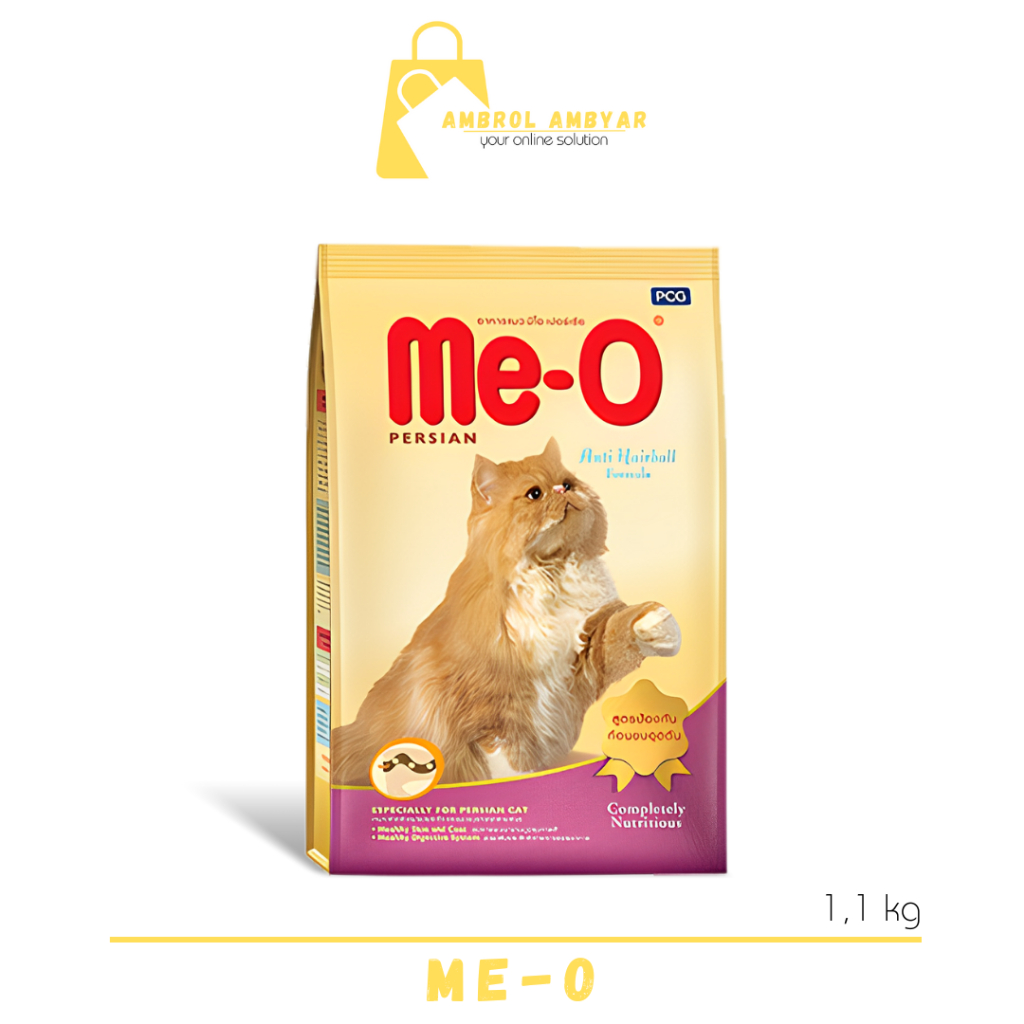 MeO Persian Makanan Kucing Dewasa Formula untuk Persia 1,1kg