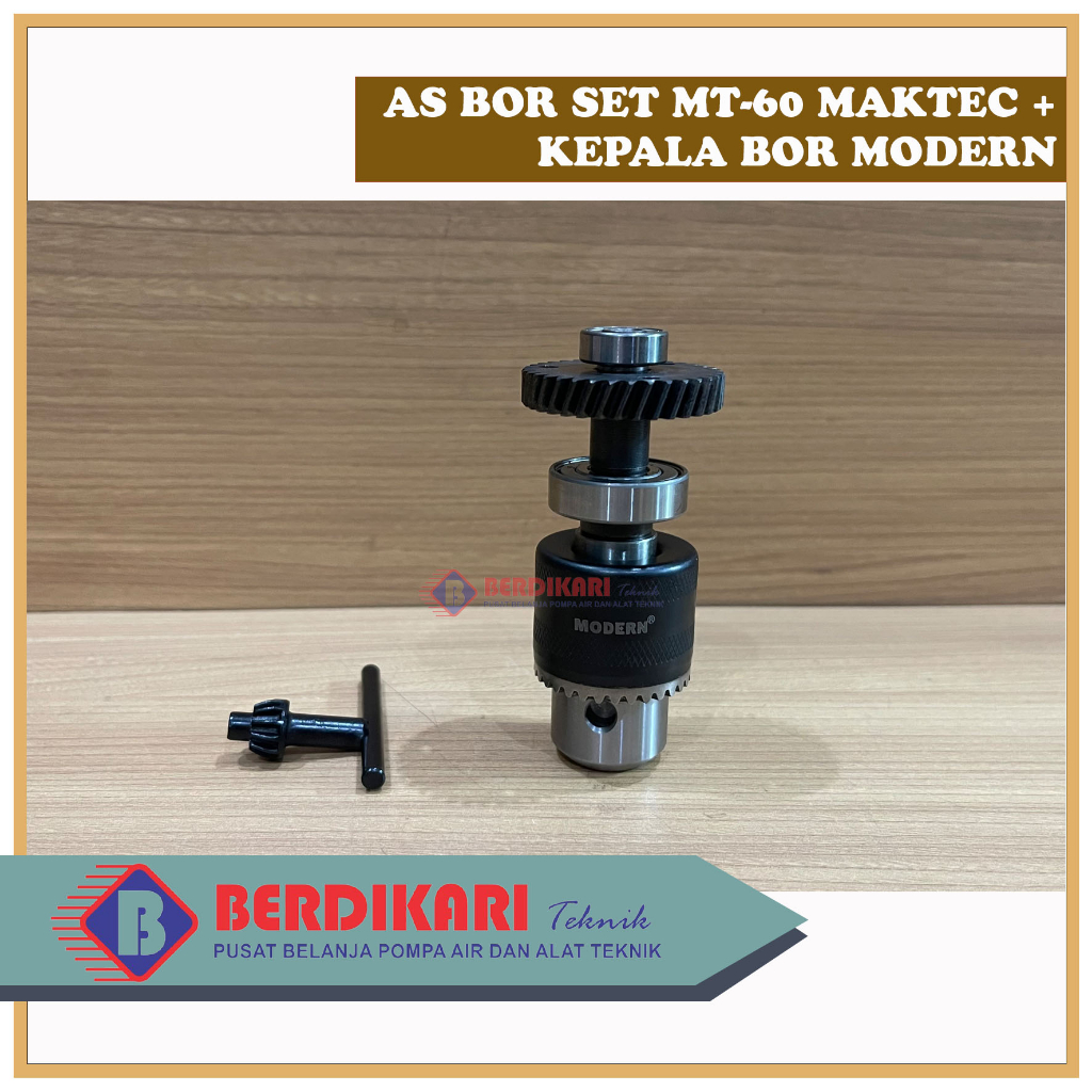 Xaviertaran As Bor 10Mm 10 Mm Mt60 Mt 60 Mt-60 Maktec Set Komplit Kepala Bor Modern Spindle Gear,