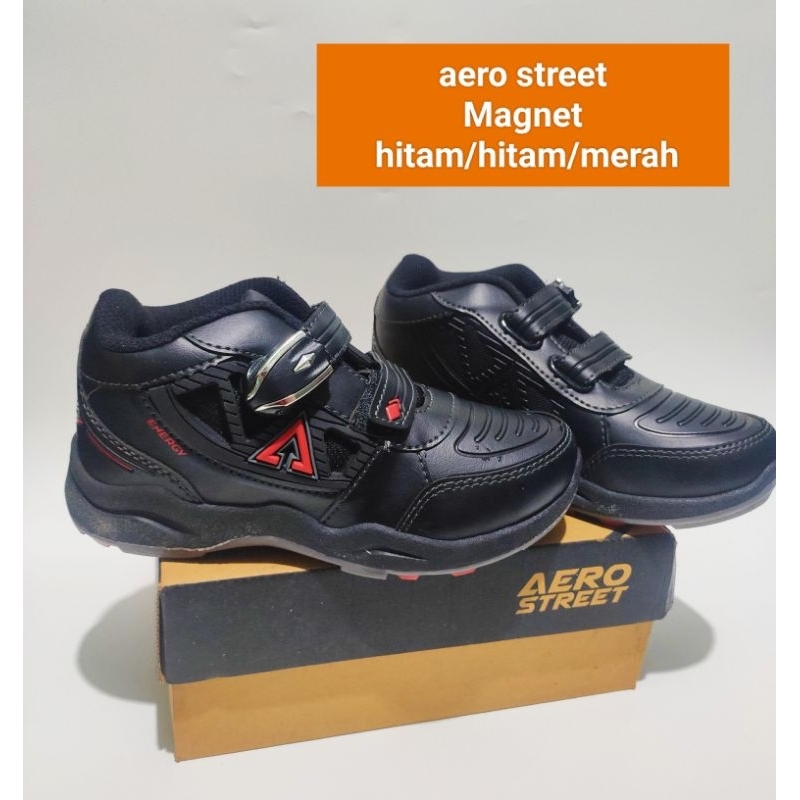 Sepatu Magnet Murah Sepatu hitam Aero Street