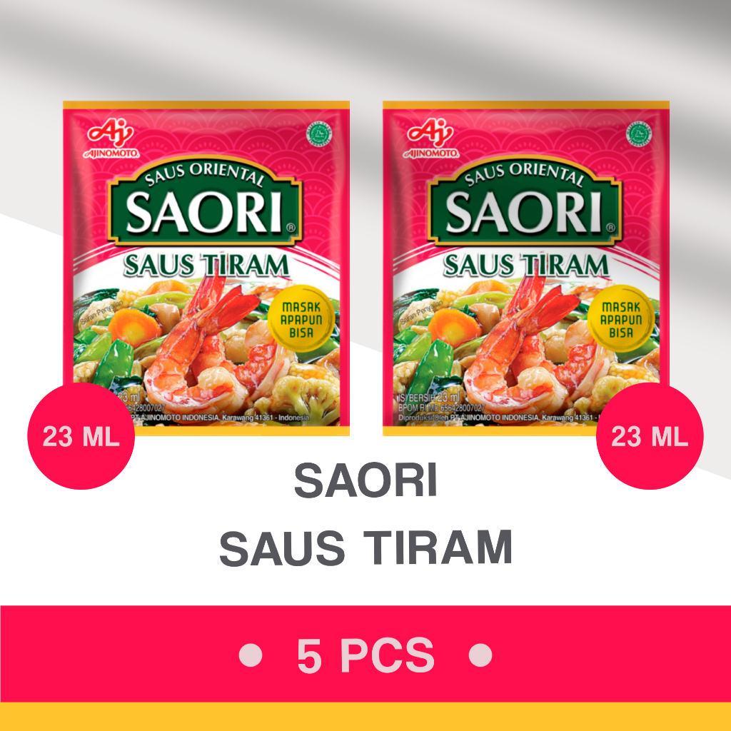 

Saori Saus Tiram Saus Oriental (23ml) isi 5 pcs