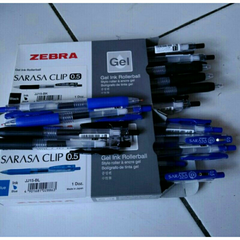 

Pulpen Ballpoint Zebra Gel 0,5 Hitam