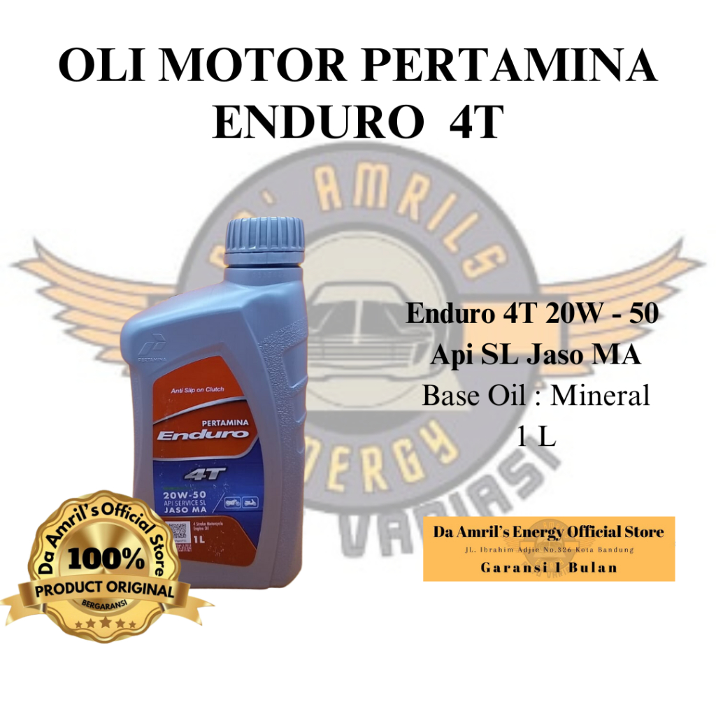 Oli Motor Enduro 4T 20W 50