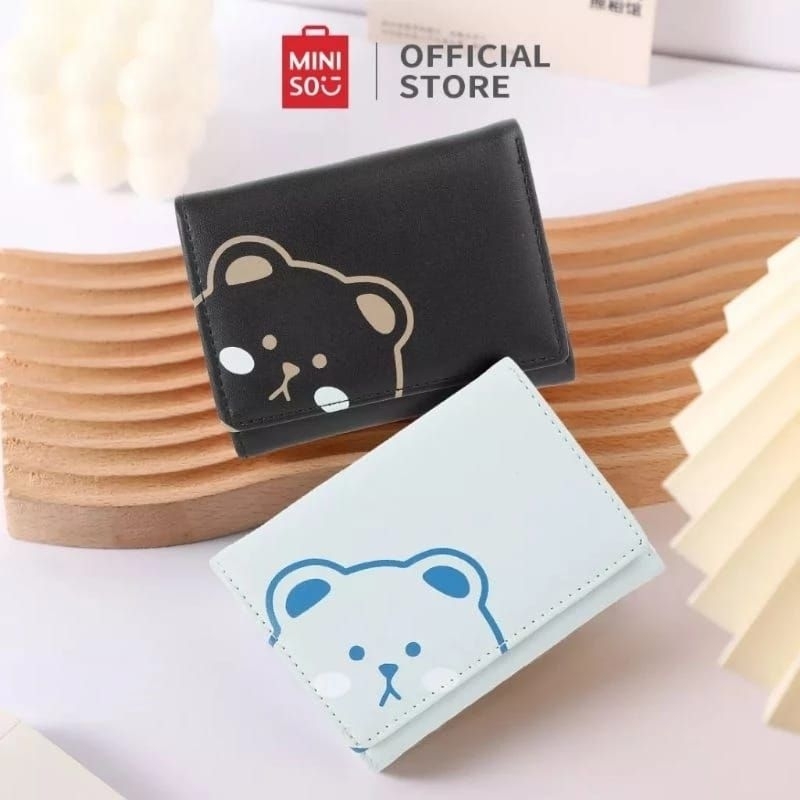 MINISO DOMPET LIPAT LUCU-DOMPET MINI