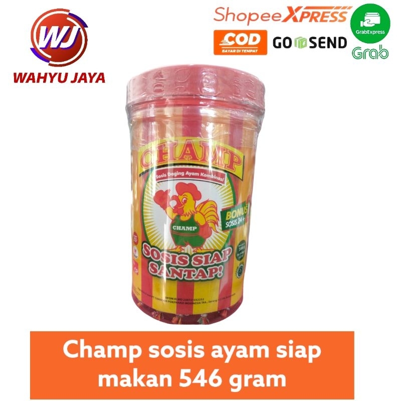 

Champ sosis ayam siap makan 546 gram( isi 24 pcs)