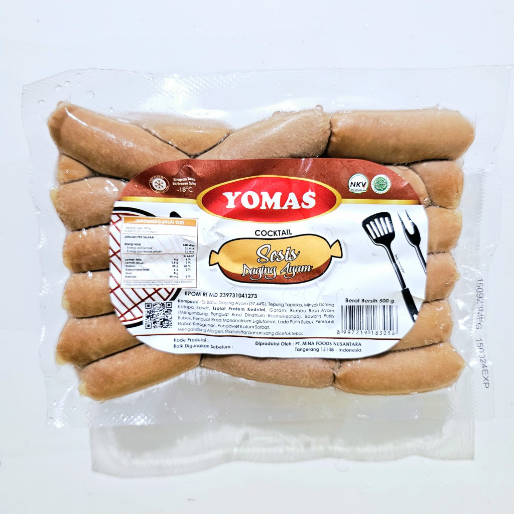 

YOMAS sosis coctail chiken 500gr