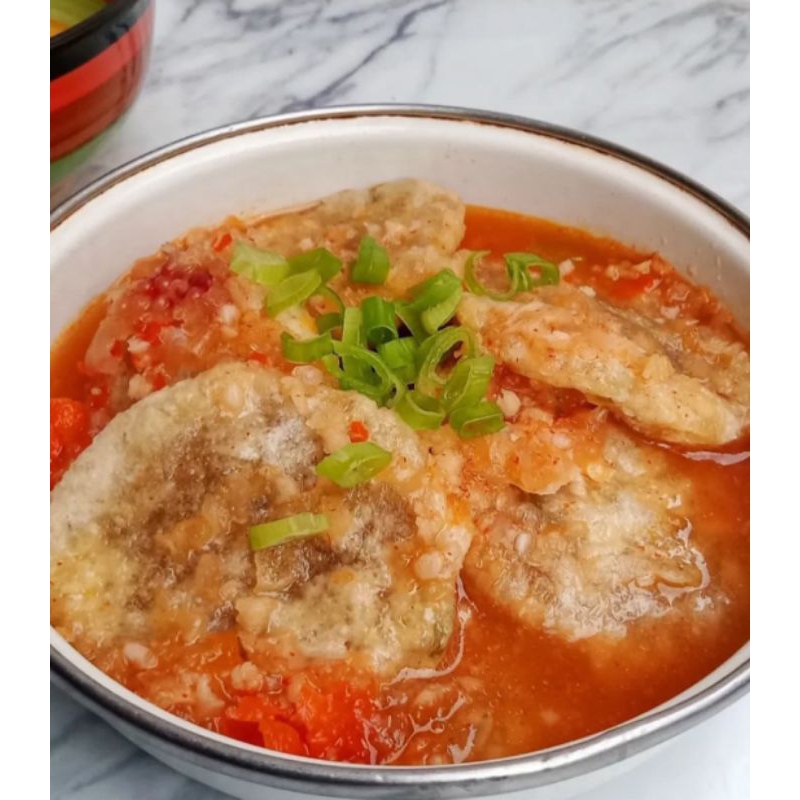 

Cireng Kuah Seblak lengkap dengan Toping
