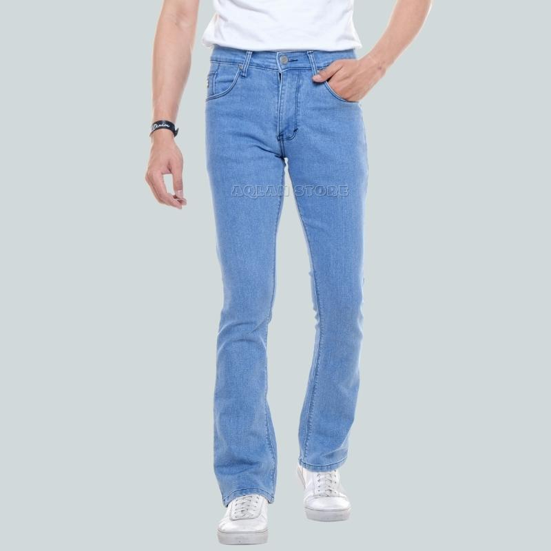 Celana Jeans Pria Cutbray Original ORLEN DENIM Terbaru Bahan Denim Stretch Melar Lepis Semi Cutbray 