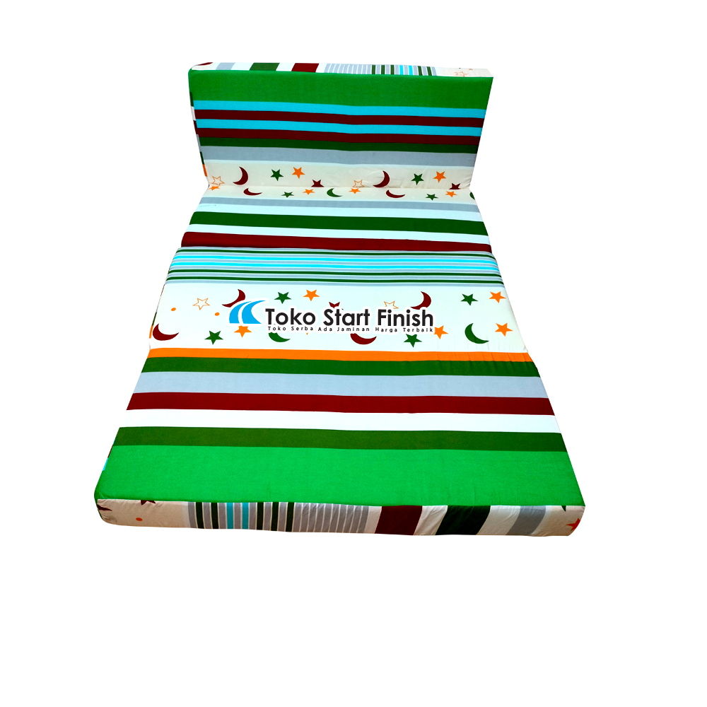 Jamooan Kasur Busa Lipat 4 Ukuran 200 X 160 Tebal 10Cm Matras Kasur Lipat Tebal Empuk