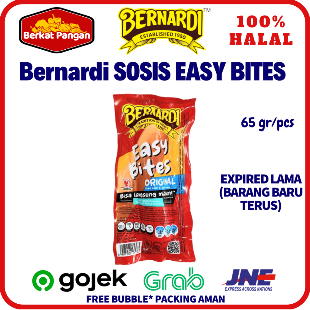 BERNARDI sosis easy bites 65gr SOSIS SIAP MAKAN