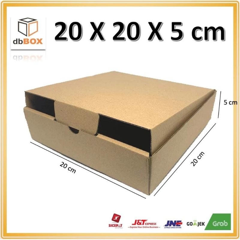 

Kardus hampers kado 20x20x5 cm Die Cut Hampers kotak kue tart -akseaoris-dll