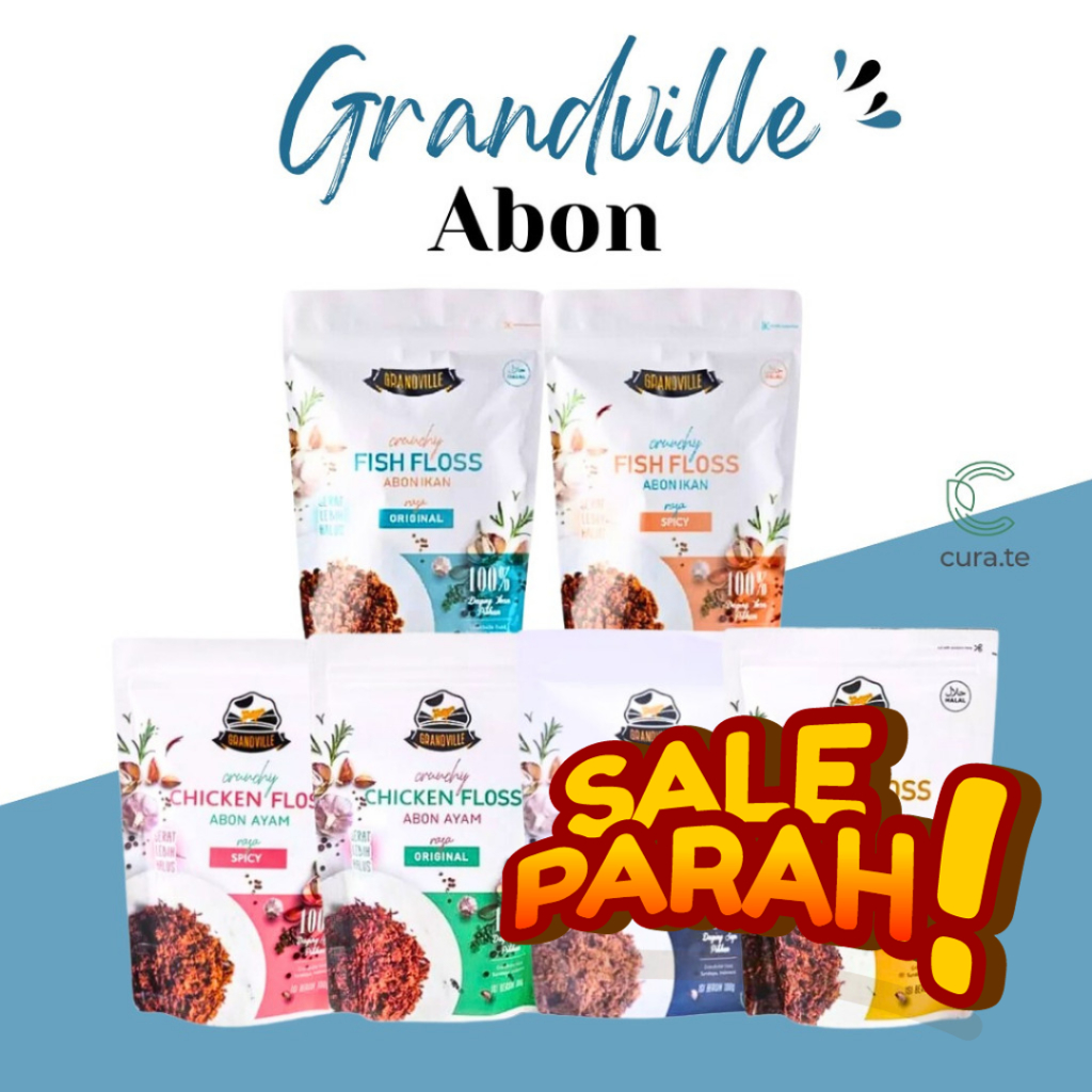 

GRANDVILLE ABON SAPI AYAM ASLI CRUNCHY | MPASI MAKANAN INSTAN SNACK