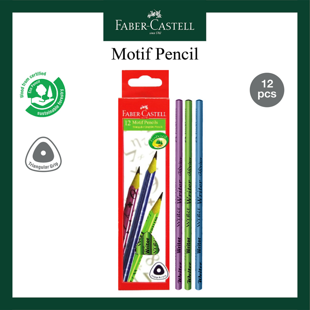 

Pensil Faber Castell Triangular Motif Fun School Bentuk Segitiga