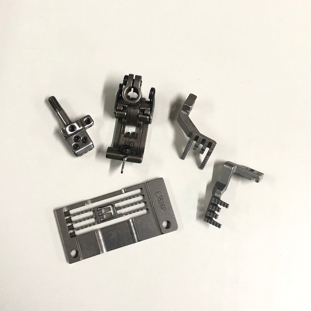 Gauge Set Kam Timpa Kepala Kecil 3 Jarum 5.6MM Untuk Mesin Overdeck Kamkut Siruba C007