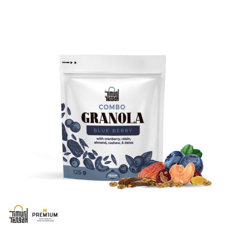 

Timur Tengah Granola Blueberry 125 gr Sereal Makanan Sehat