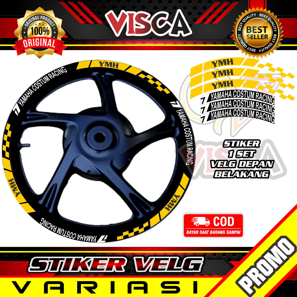Stiker Velg List Velg Motor Stiker Velg Ring 14