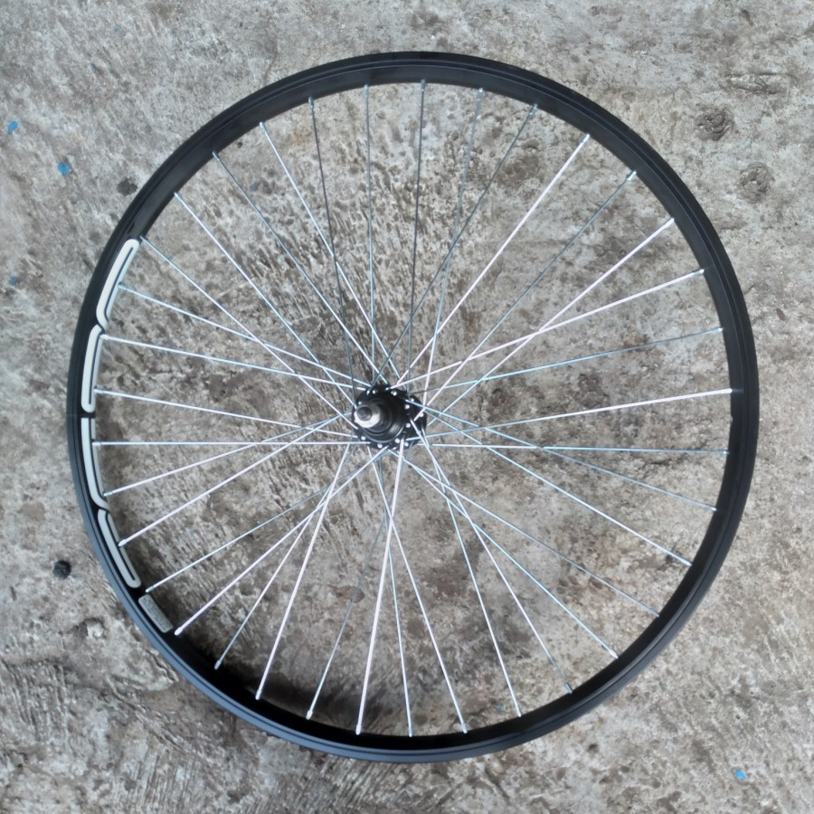 velg sepeda ukuran 26 inch wheelset lubang 36 bahan alluminium depan dan belakang