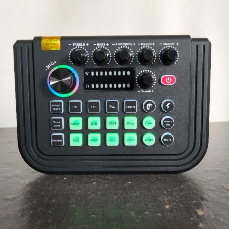 SOUNDCARD AUDIO MIXER USB V80-S  ANDROID / PC LIVE STREAMING RECORDING