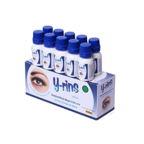 Y-RINS LARUTAN UNTUK PEMBERSIH MATA 10 BOTOL 12 ML Y RINS CAIRAN CUCI MATA