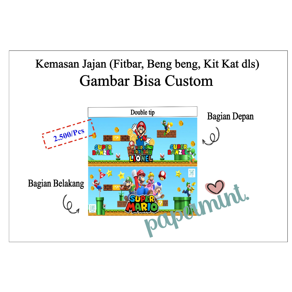 

DISCOUNT KEMASAN JAJAN (FITBAR, BENG BENG, KITKAT DLS) [100% ORIGINAL]