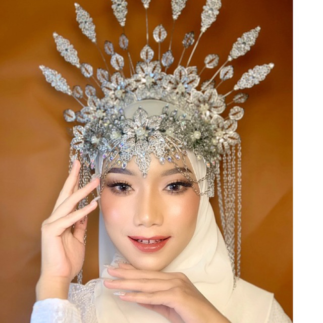 SET MAHKOTA PENGANTIN MELAYU MODIFIKASI SET MAHKOTA MELAYU SUNTING MELAYU HEADPIECE WEDDING AKSESORI