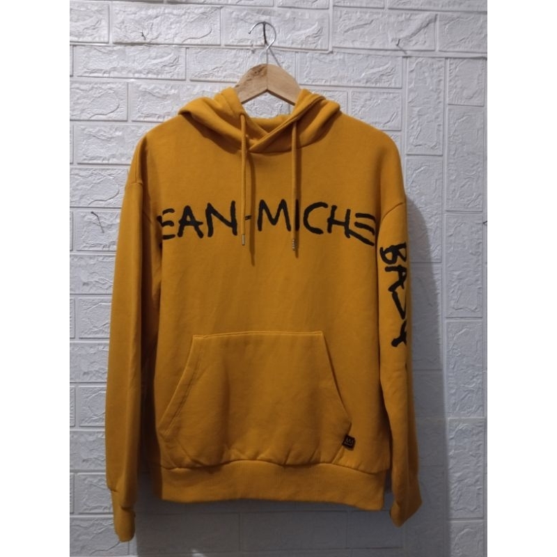 Hoodie Jean Michel Basquiat Mustard