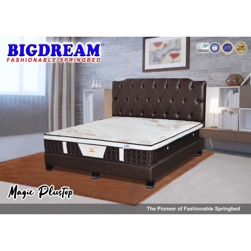 Bigland magic plustop springbed dengan plustop  - set and mattras