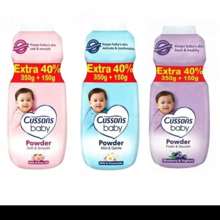 BEDAK CUSSONS BABY / BEDAK BAYI 350GR+150GR (RANDOM)
