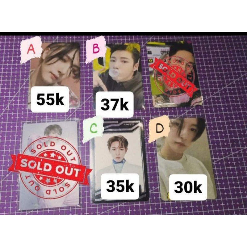 Photocard renjun chillin renjun syb renjun cafe