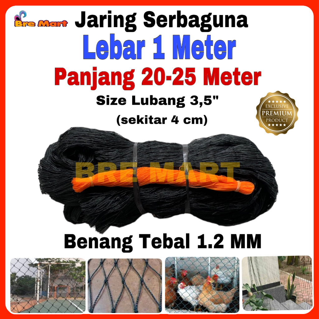 Jaring Ayam Tebal Lebar 1 Meter Jaring Pagar Ayam Jaring Kandang Ayam Jaring Pagar Tanaman