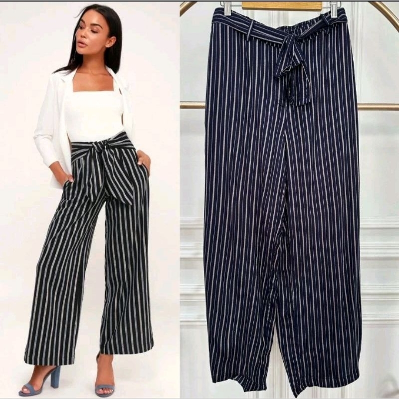 Branded Original Zara Wide Leg Pants Celana Panjang (Sisa Export)