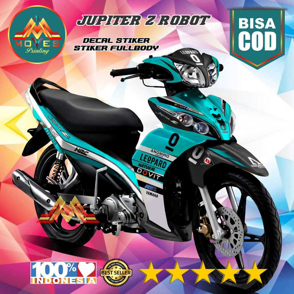 terbaru.. Decal Stiker Full Body Jupiter Z Robot Decal Motor Jupiter z robot stiker jupiter z robot 