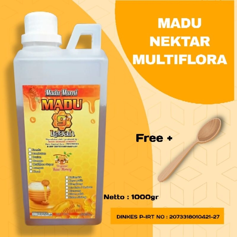 

Madu Multiflora 1kg Asli Murni super
