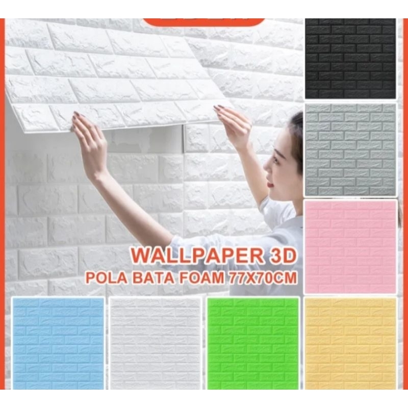 INSTAN DPS wallpaper bata 3d foam 3mm