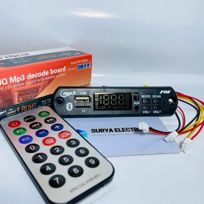 KIT MP3 MODUL BLUETOOTH USB ROHS ORIGINAL / D091BT 12V