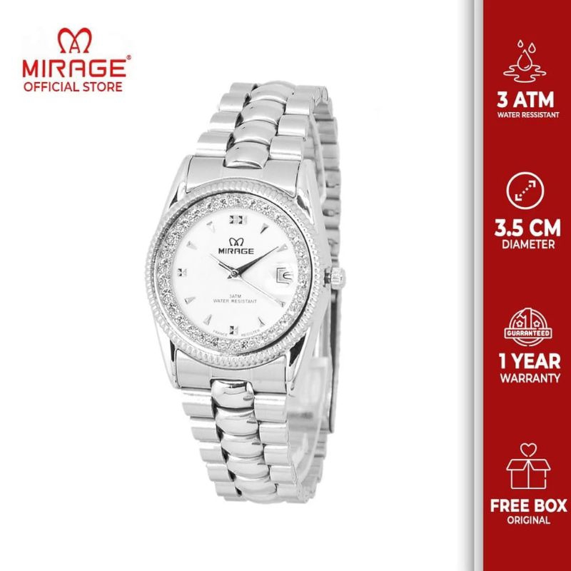 Official Mirage watch Mirage tahan air Rantai