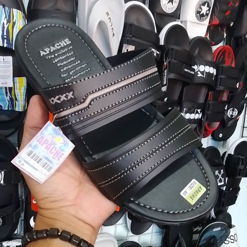 sandal cowok bahan kulit sandal kulit pria sandal kulit Apache sandal pria kulit sandal kulit sandal