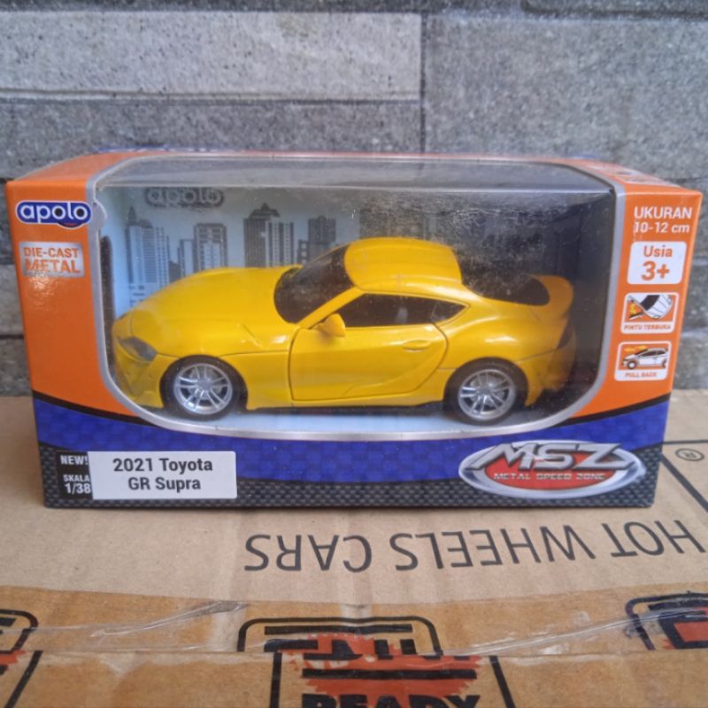 Apolo msz 2021 Toyota gr Supra kuning skala scale 32 36 38