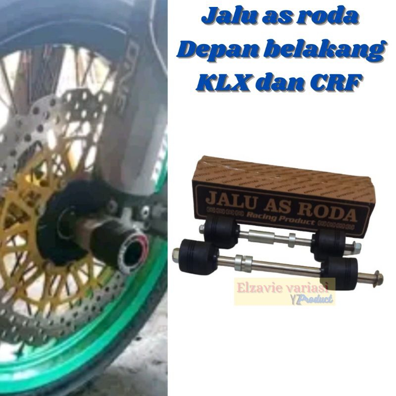 jalu as roda depan belakang KLX150 Dtreckert dan CRF JALU AS roda