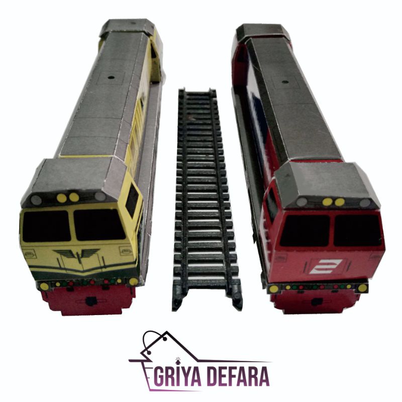 Papercraft Lokomotif CC 206 Skala Railking