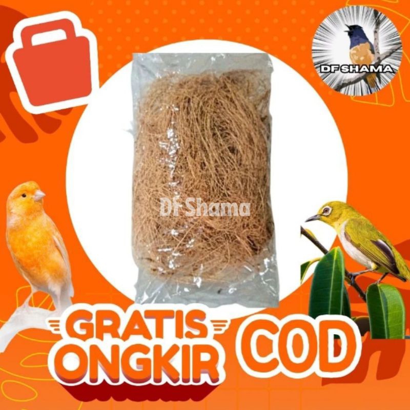 Serat Kelapa Cocofiber Sarang Burung Serat Kelapa Sarang Burung Kenari Pleci Ciblek Lovebird