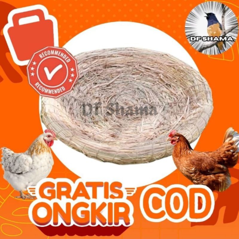 Tarangan Ayam Bebek Entok Itik Sarang Susuh Serat Jerami Besar Tempat Bertelur Mengeram