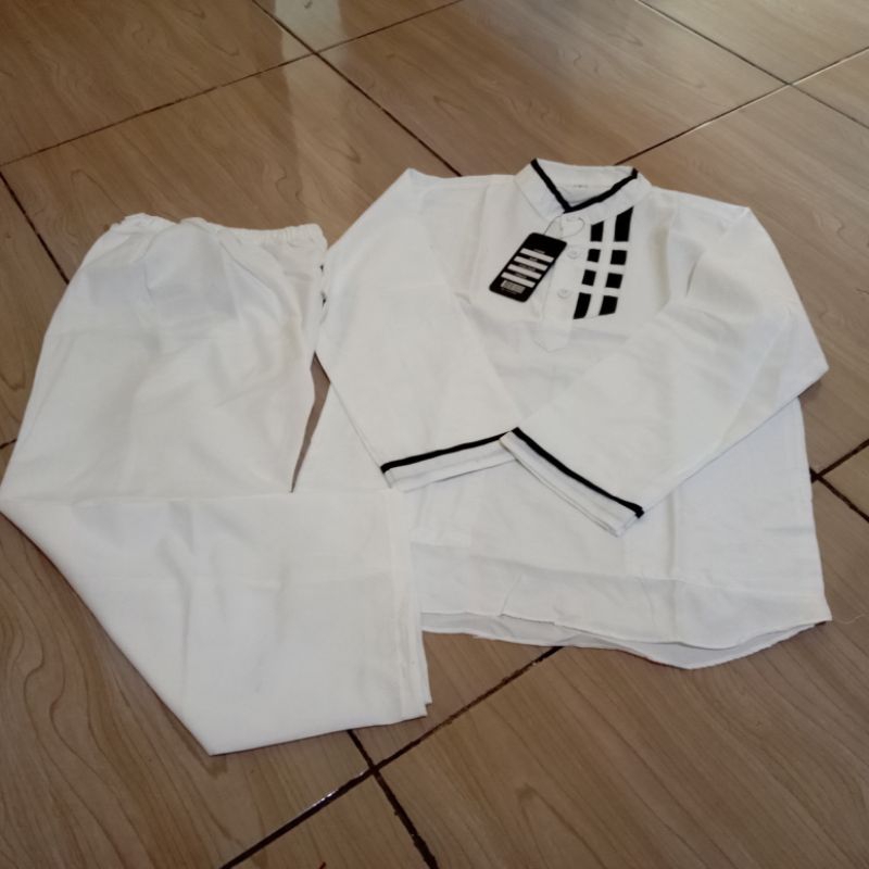 Setelan Koko Anak Putih/Setelan Koko Anak/Setelan Koko