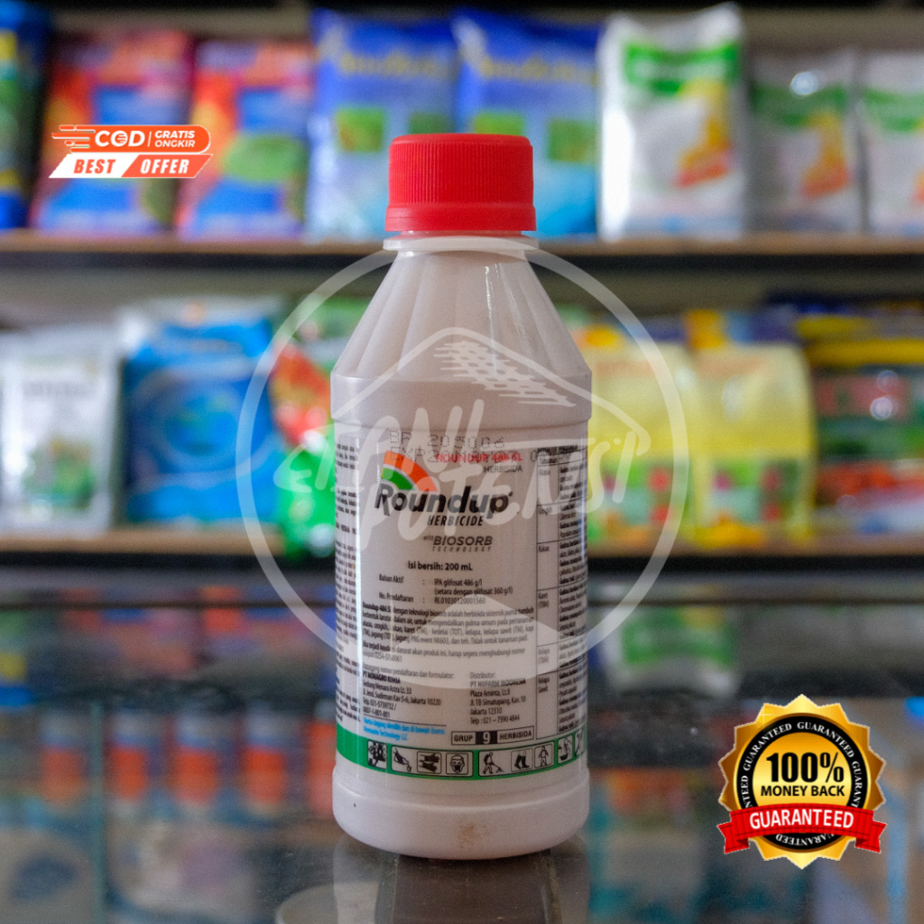 HERBISIDA - ROUNDUP - 200 ML - NUFARM touchdown neo gempur gramoxone pembasmi rumput