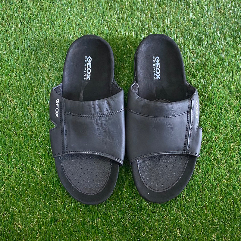 Sandal slop kulit sandal pria kulit sandal slide sandal casual pria kulit