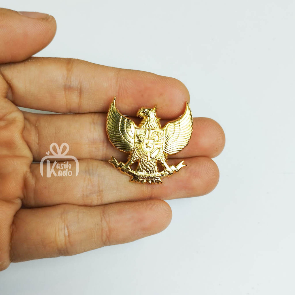READY Pin Bros Garuda Emas Perak Hiasan Jas Peci Beskap